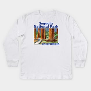 Sequoia National Park, California Kids Long Sleeve T-Shirt
